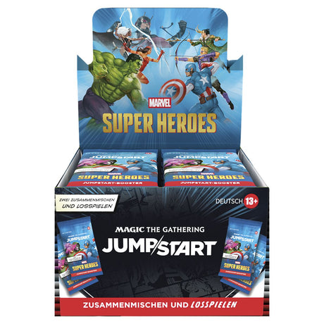 Magic: The Gathering Marvel Super Heroes Jumpstart Booster Display Deutsch