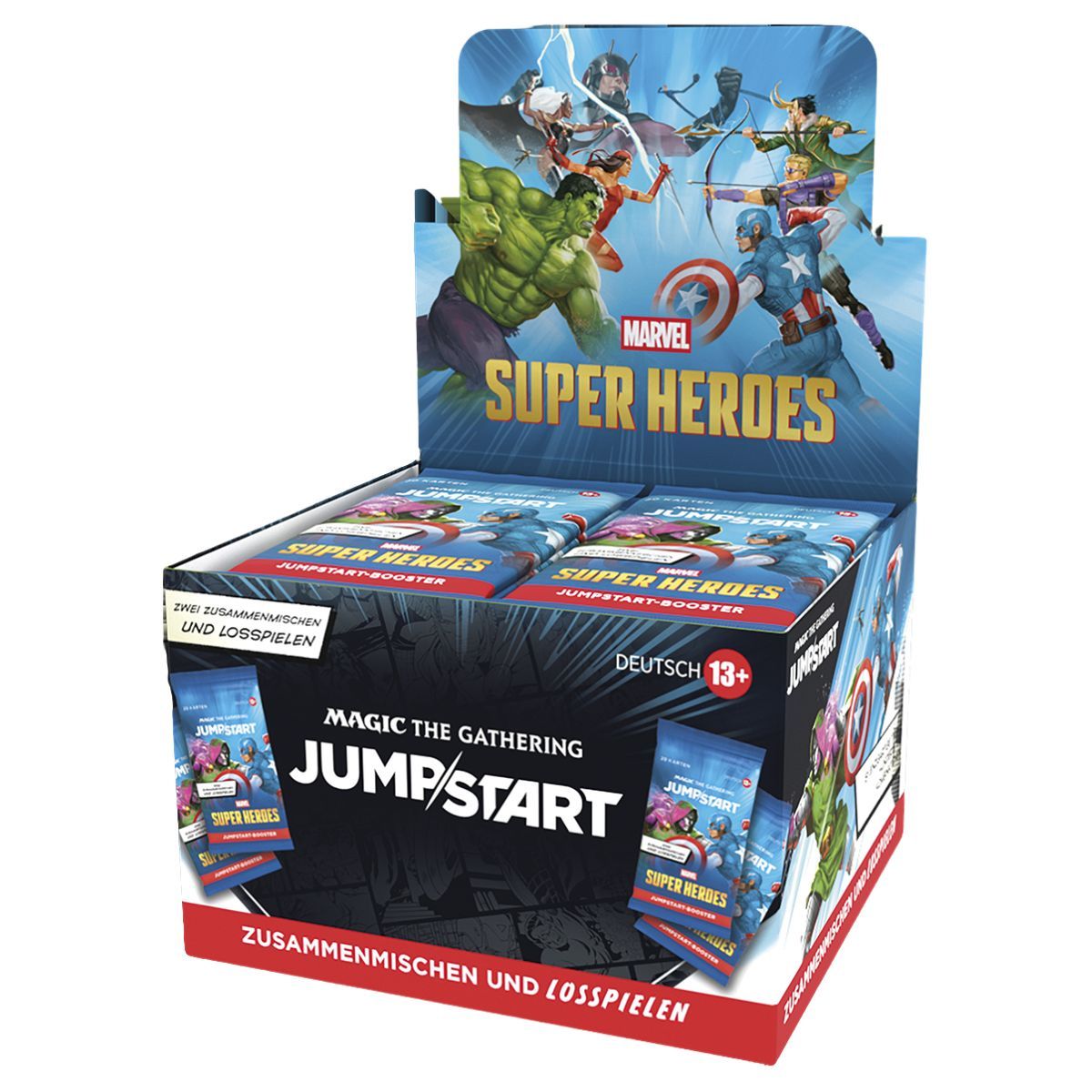 Magic: The Gathering Marvel Super Heroes Jumpstart Booster Display Deutsch
