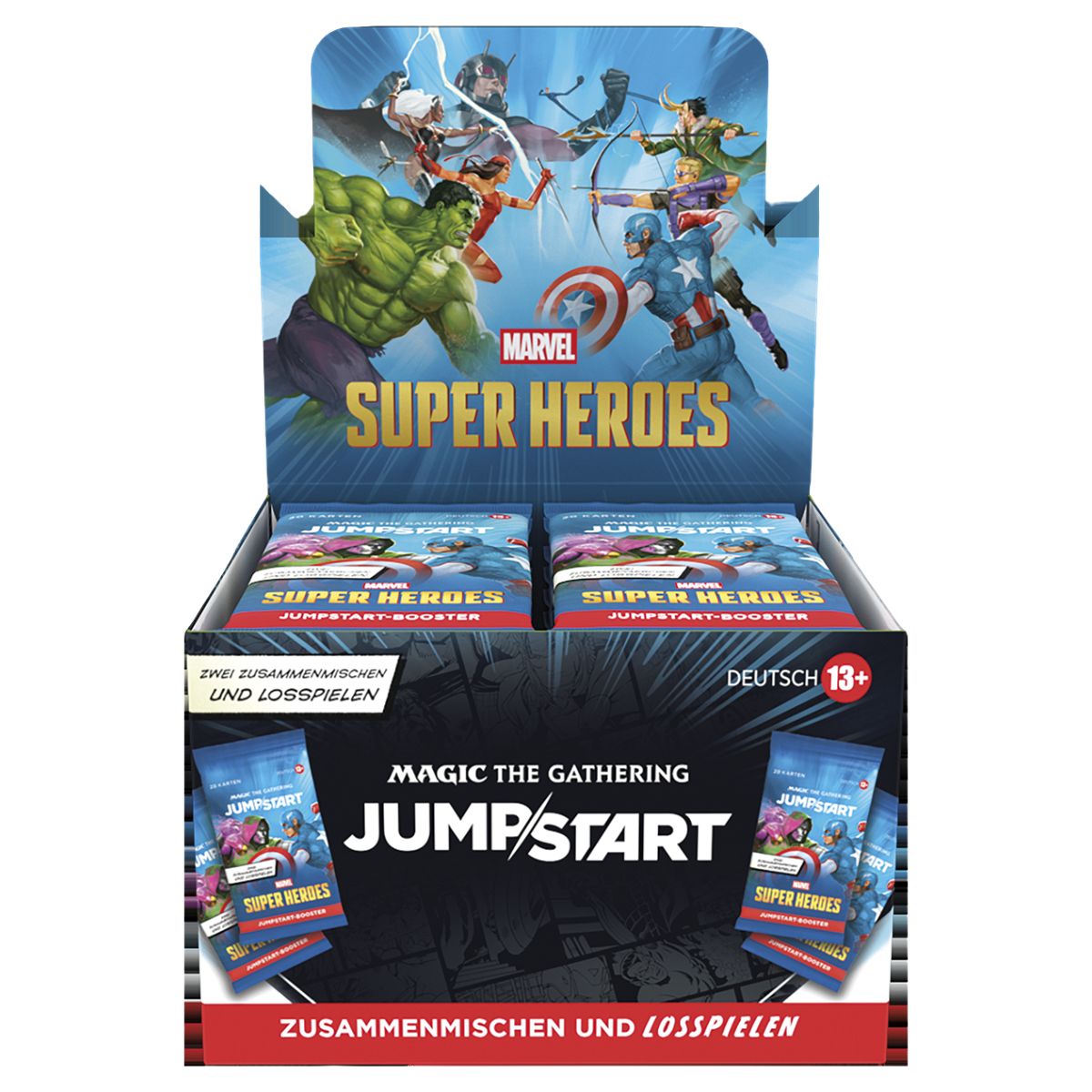 Magic: The Gathering Marvel Super Heroes Jumpstart Booster Display Englisch