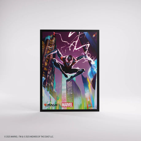 Magic The Gathering Marvel's Spider-Man Premium Art Sleeves Spider-Man Miles Morales