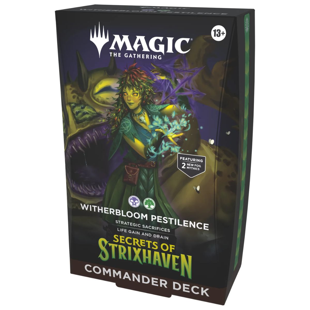 Magic: The Gathering Secrets of Strixhaven Witherbloom Pestilence Commander Deck Englisch