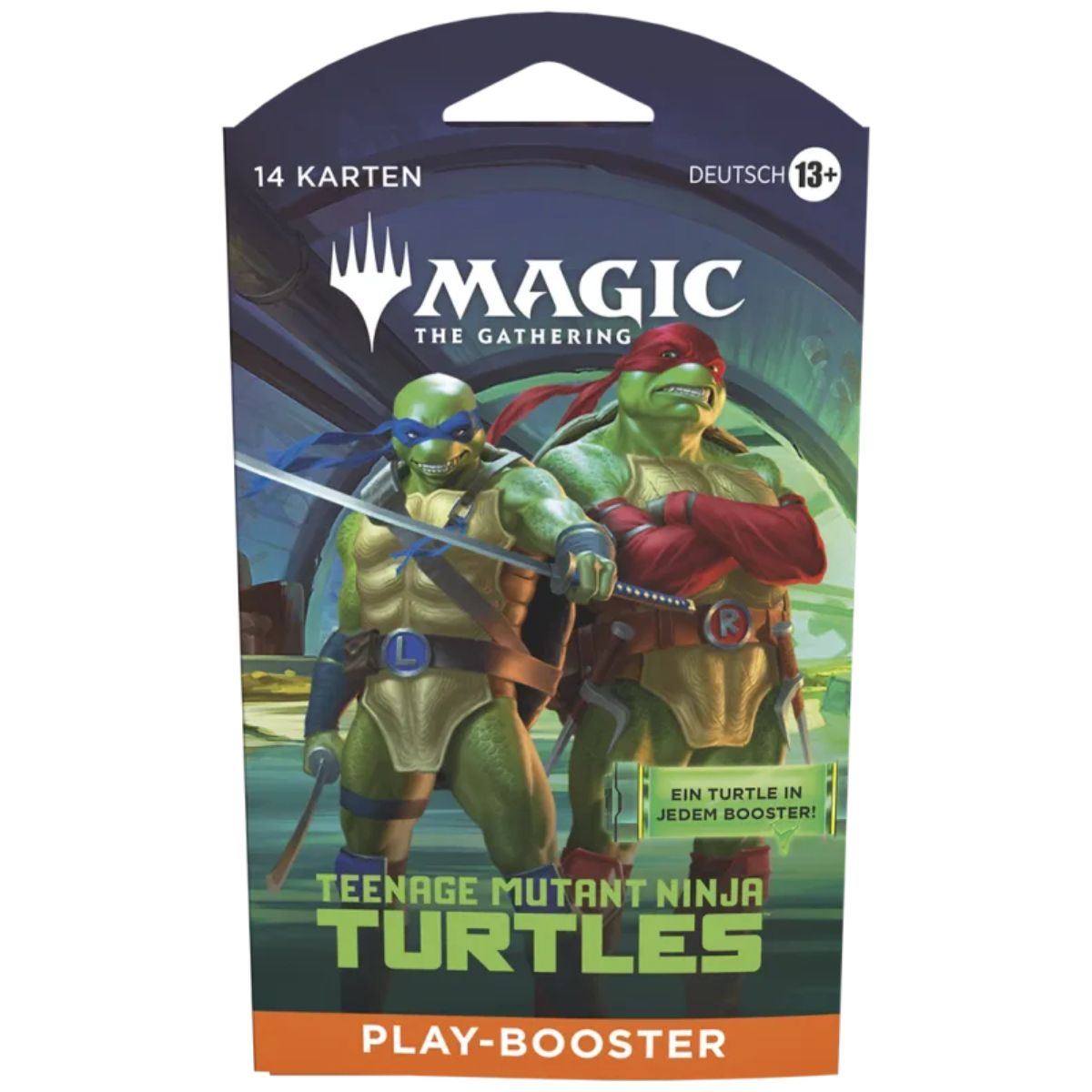 Magic: The Gathering Teenage Mutant Ninja Turtles Sleeved Play-Booster Deutsch