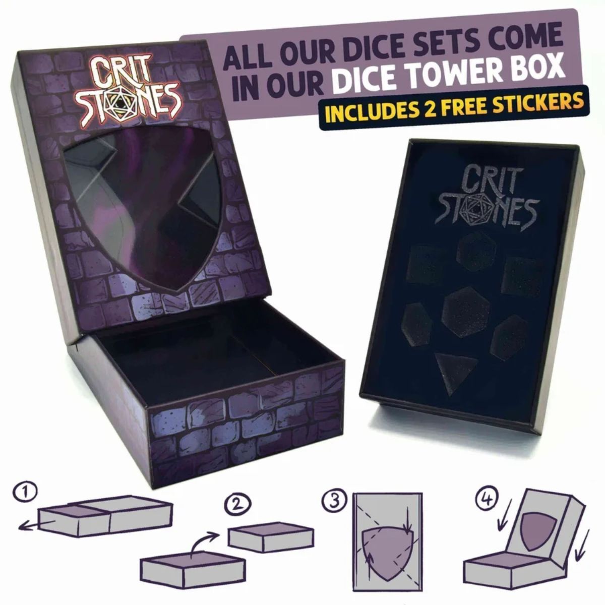 Meadow Bloom Sharp Edge Resin Rpg Dice Set