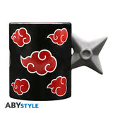 Naruto Shippuden Tasse 3D Handle Shuriken Akatsuki