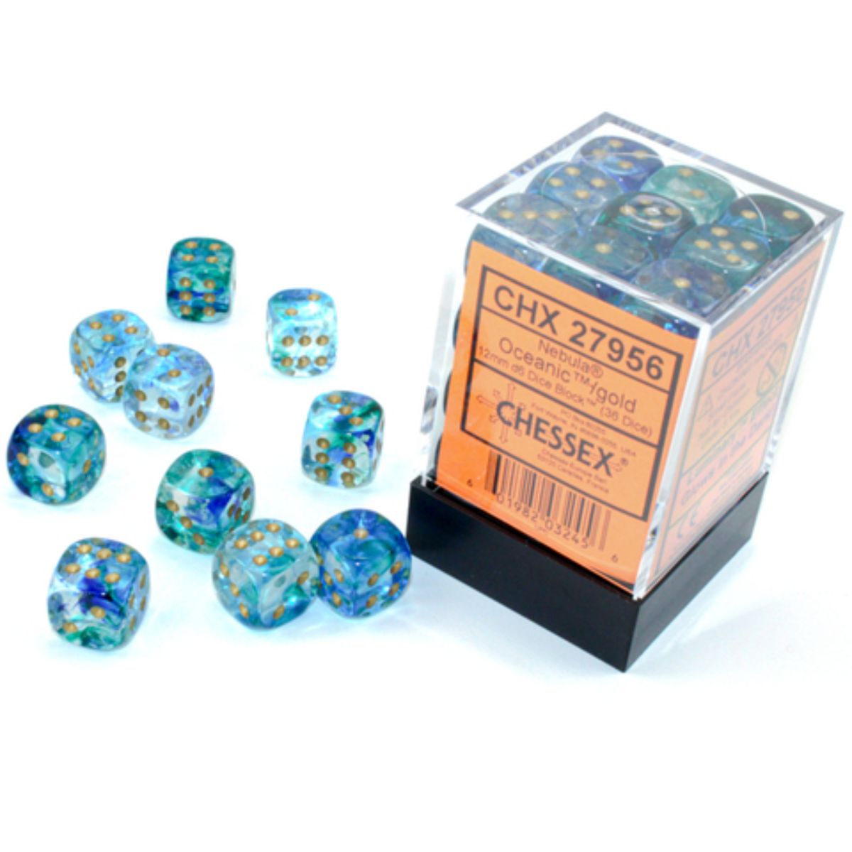 Chessex Nebula W6x36 Oceanic/Gold Luminary