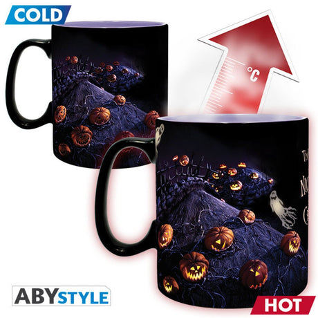 Nightmare Before Xmas Mug Heat Change 460 ml Jack & Moon