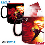 One Piece Mug Heat Change 460ml Zoro & Sanji Cardboard