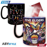 One Piece Tasse Heat Change 460ml Gear 5Th And Five Elders