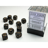 Chessex Opaque W6x36 Black/Gold