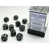 Chessex Opaque W6x36 Black/White
