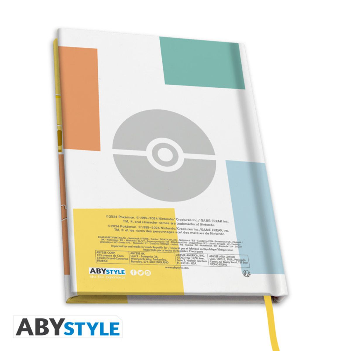 Pokemon A5 Notebook "Kanto Starters"