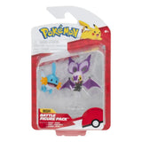 Pokémon Battle Figure 2 Pack Mudkip & Noibat with Stand