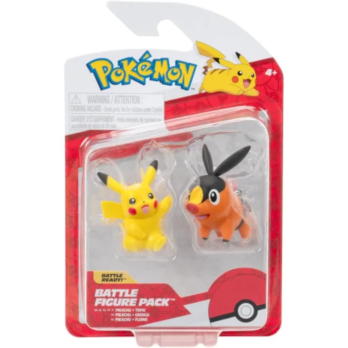 Pokémon Battle Figure 2 Pack Tepig & Pikachu