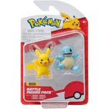 Pokémon Battle Figure First Partner Squirtle & Pikachu 2 Pack
