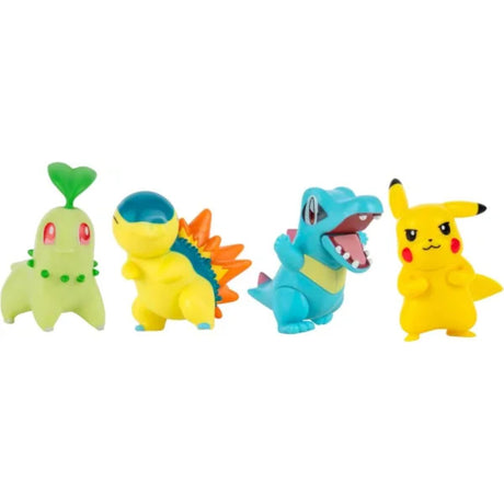 Pokémon Battle Figure Multipack Pikachu Chikorita Totodile Cyndaquil