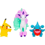 Pokémon Battle Figure Set Gible Pikachu & Galarian Ponyta