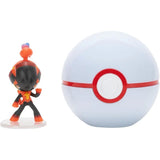 Pokémon Clip 'N' Go  Knarbon mit Premierball