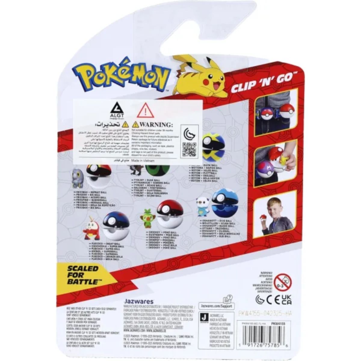 Pokémon Clip 'N' Go  Rotom mit Flottball