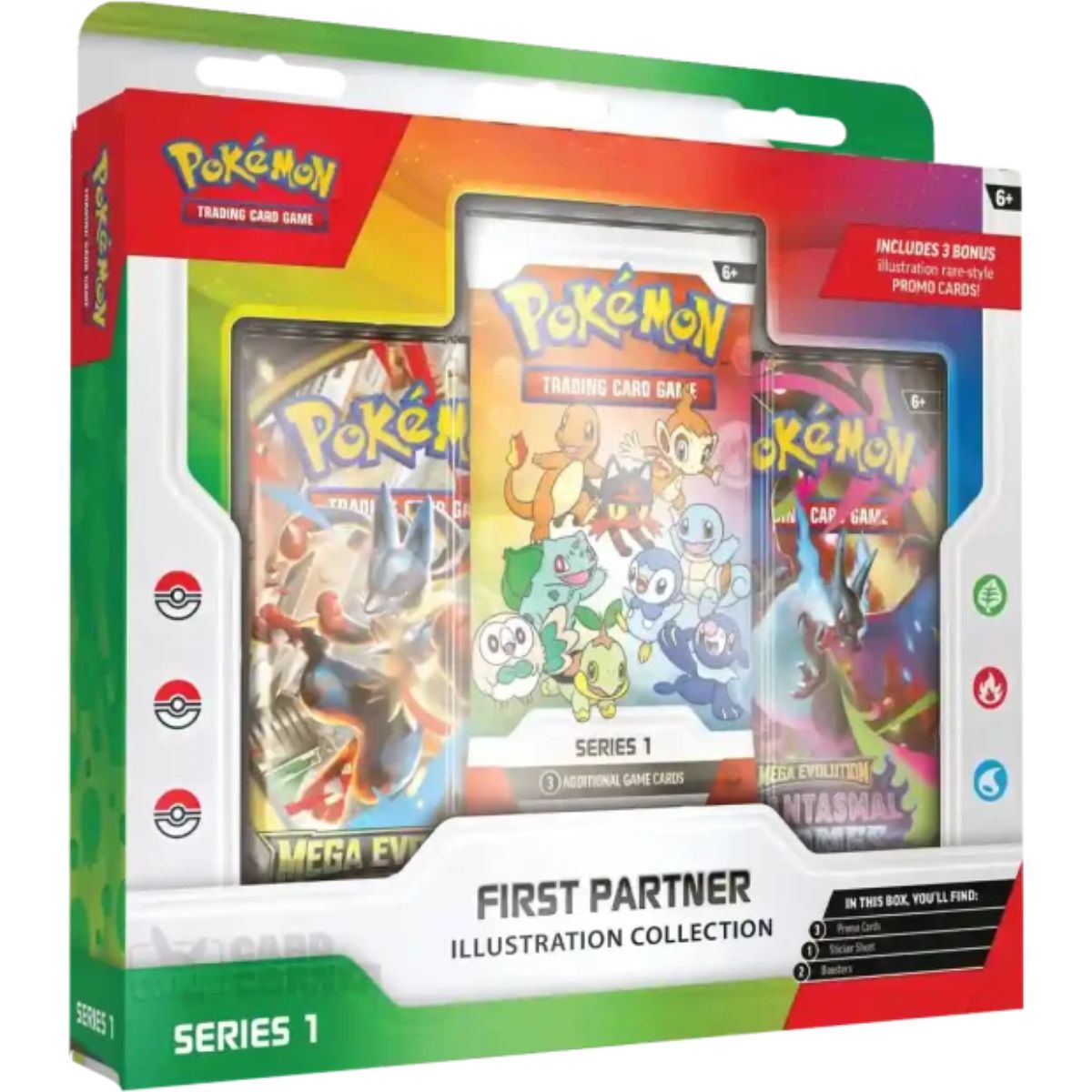 Pokémon First Partner Illustration Collection Series 1 Englisch