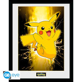 Pokémon Pikachu Gerahmtes Poster (30 x 40)
