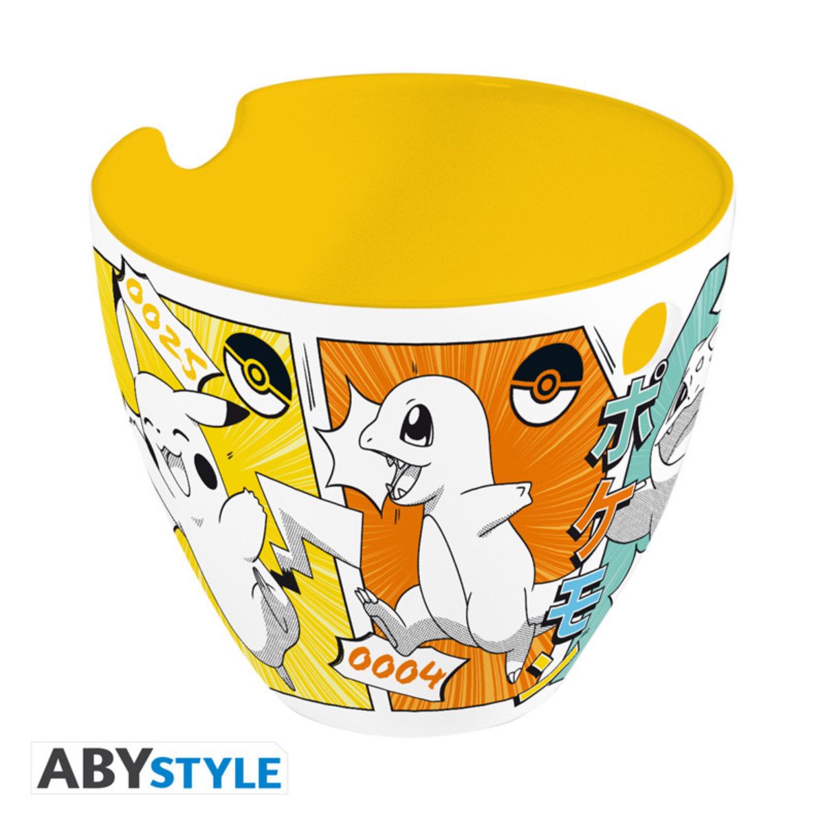 Pokemon Ramen Bowl With Chopsticks "Starters Manga"