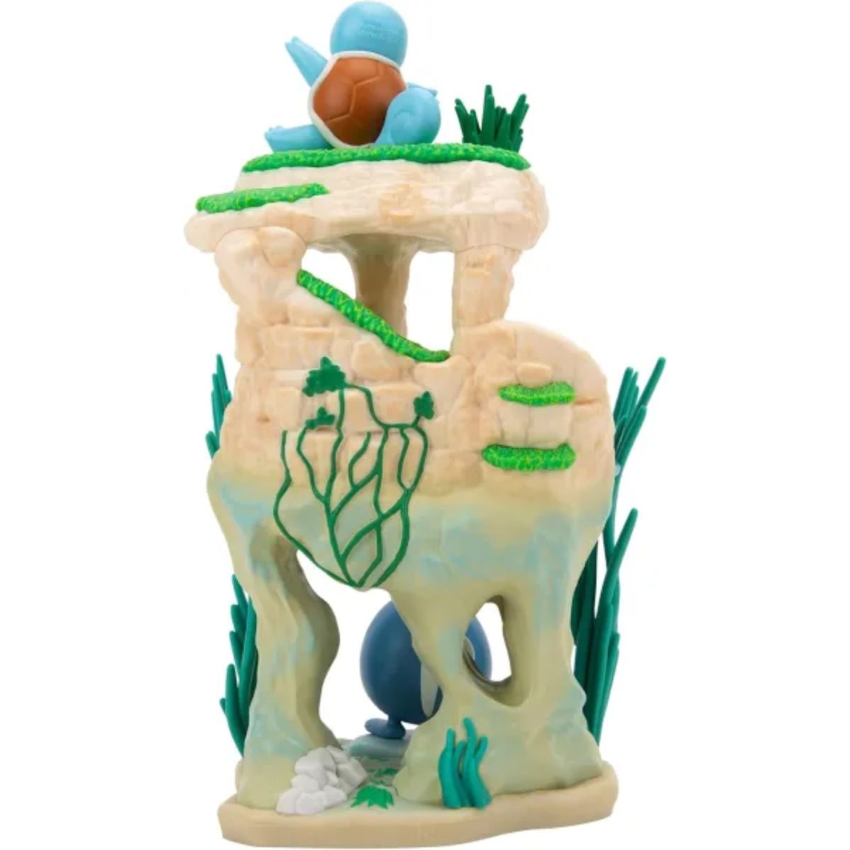 Pokémon Shoreside Lake mit Quapsel & Schiggy Select 6 Environment Figure Pack