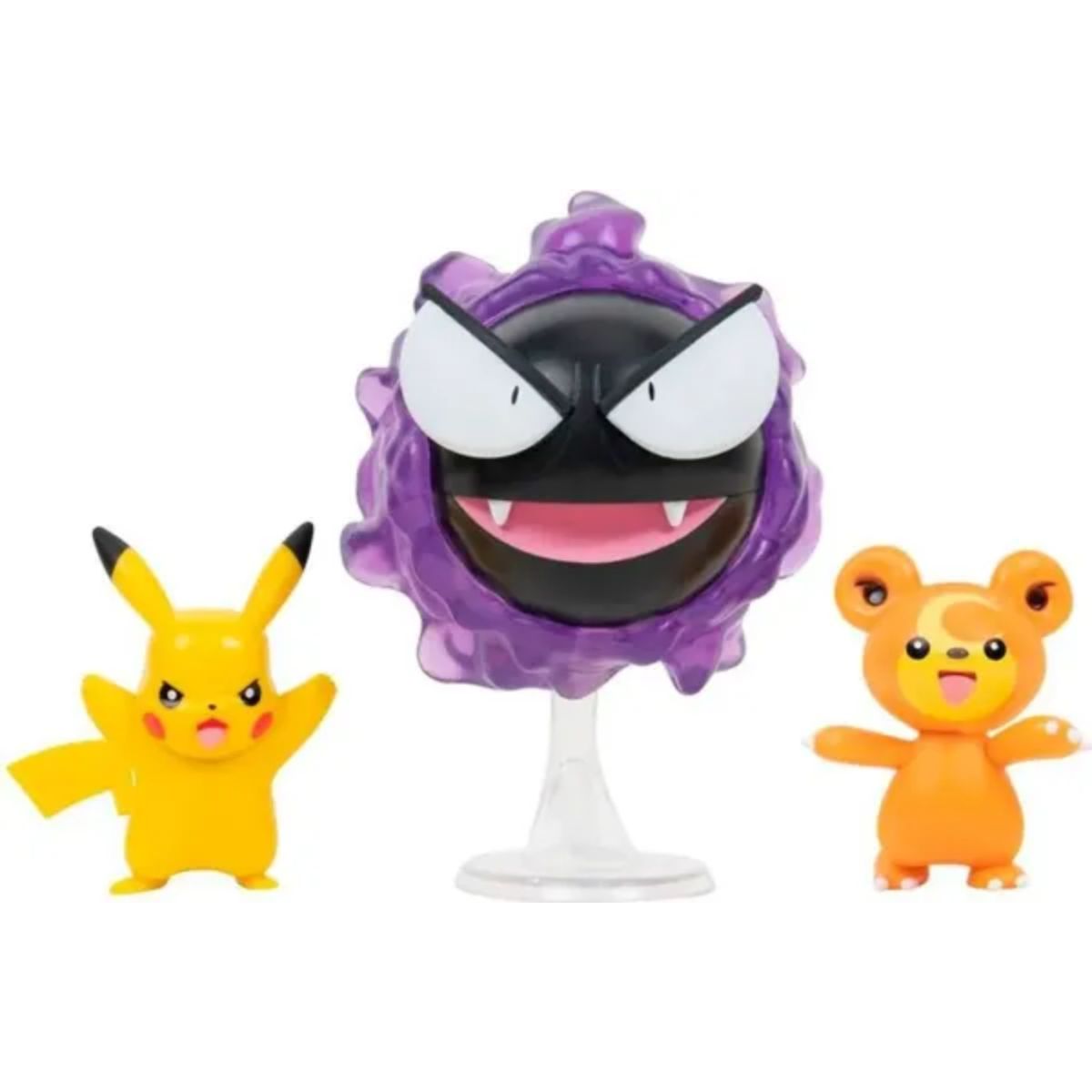 Pokémon Teddiursa, Pikachu & Nebulak Battle Figure Set