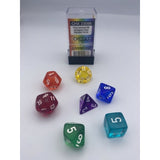 Chessex 7-Würfelset Prism Translucent GM & Beginner Player Polyhedral