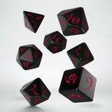 Q-Workshop Black & Red Classic RPG Dice Set