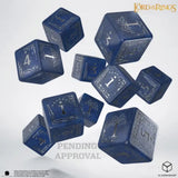 Q-Workshop Gondor The Lord Of The Rings 10 × D6 Dice Set