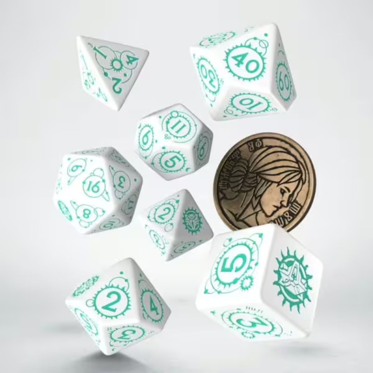 Q-Workshop The Witcher Dice Set Ciri The Law Of Surprise