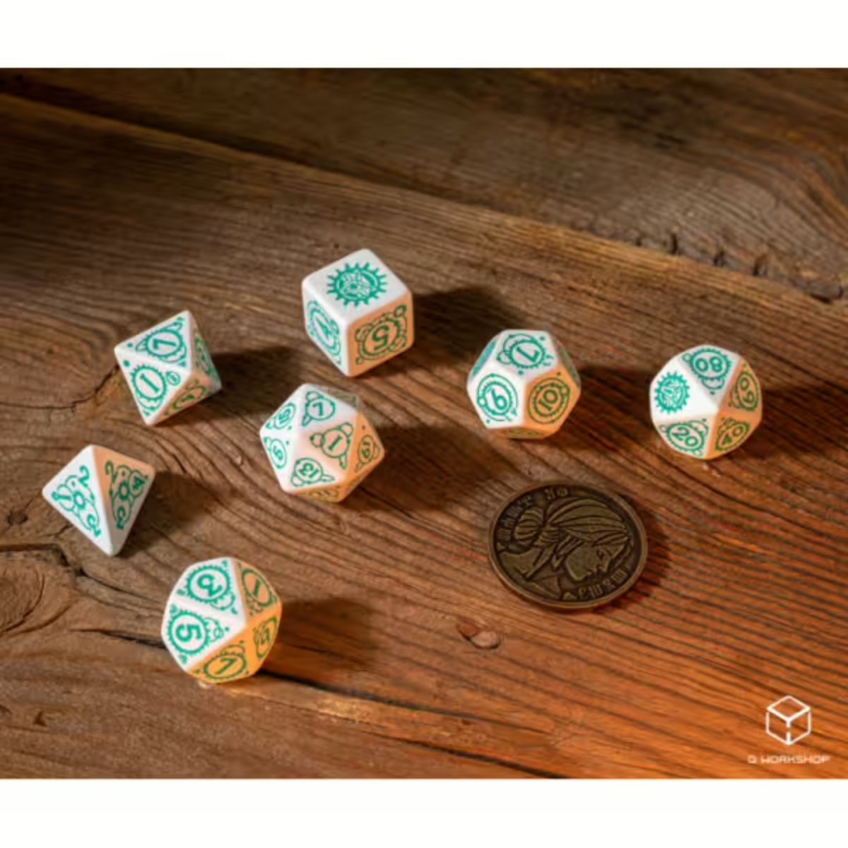 Q-Workshop The Witcher Dice Set Ciri The Law Of Surprise