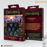 Q-Workshop Water Rivendell The Lord Of The Rings Dice Set
