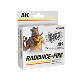 AK Interactive The INKS - SETS Radiance & Fire Colors Set