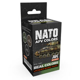 AK Interactive REAL COLORS SETS Nato Afv Colors Set