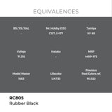 AK Interactive REAL COLORS Rubber Black 17 ml.