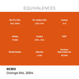 AK Interactive REAL COLORS Orange Ral 2004 17 ml.