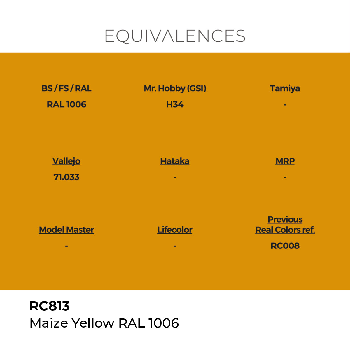 AK Interactive REAL COLORS Maize Yellow Ral 1006 17 ml.