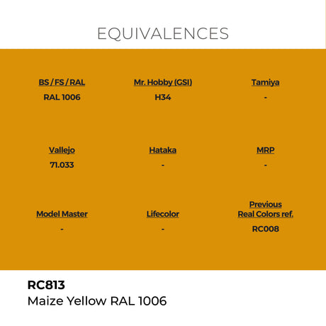 AK Interactive REAL COLORS Maize Yellow Ral 1006 17 ml.