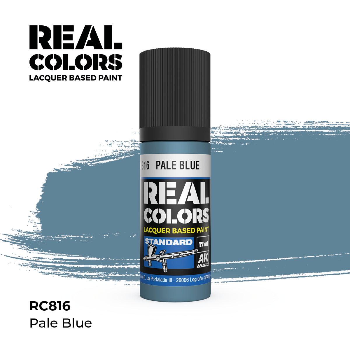 AK Interactive REAL COLORS Pale Blue 17 ml.