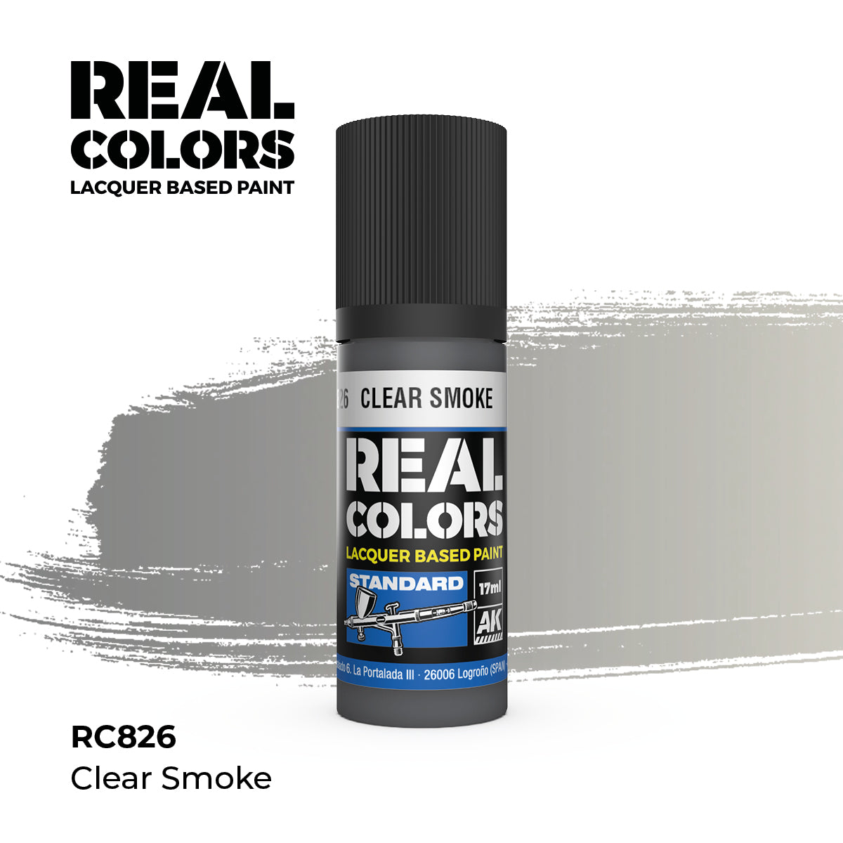 AK Interactive REAL COLORS Clear Smoke 17 ml.