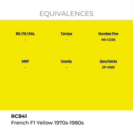 AK Interactive REAL COLORS French F1 Yellow 1970S-1980S 17ml.