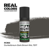 AK Interactive REAL COLORS Dunkelbraun-Dark Brown Ral 7017 17 ml.