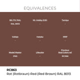 AK Interactive REAL COLORS Rot (Rotbraun)-Red Brown Ral 8013 17 ml.