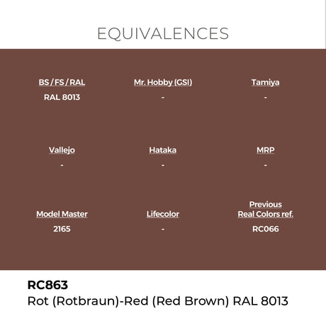 AK Interactive REAL COLORS Rot (Rotbraun)-Red Brown Ral 8013 17 ml.