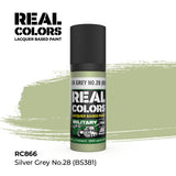 AK Interactive REAL COLORS Silver Grey No.28 (Bs381) 17 ml.
