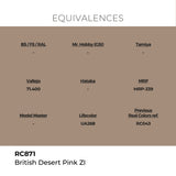 AK Interactive REAL COLORS Bristish Desert Pink Zi 17 ml.