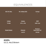 AK Interactive REAL COLORS S.C.C. No.2 Brown 17 ml.