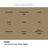 AK Interactive REAL COLORS Idf Sand Grey 1970S-1980S 17 ml.