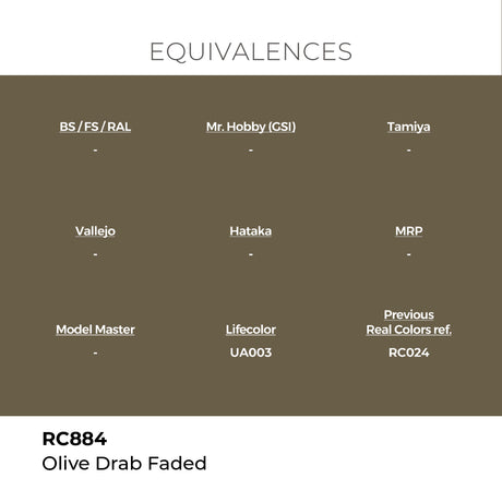 AK Interactive REAL COLORS Olive Drab Faded 17 ml.